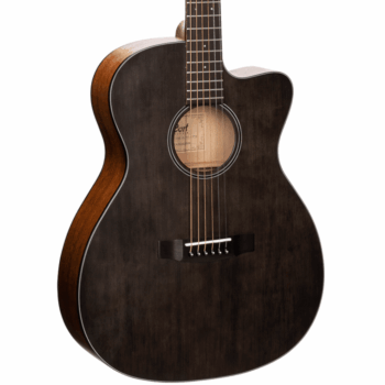 Cort Core -OC SP OPTB - Acoustic Guitar with Pickup (Open Pore Trans Black)