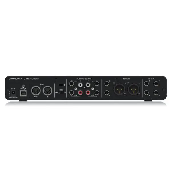 Behringer U-Phoria UMC404HD - 4x4 Audio Interface