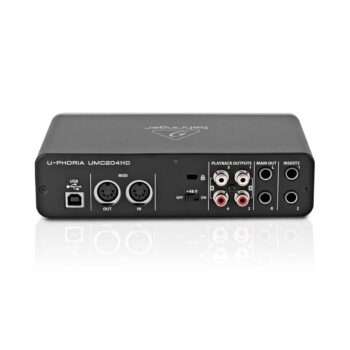 Behringer U-Phoria UMC204HD - 2x4 Audio Interface
