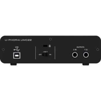 Behringer U-Phoria UMC22 - 2×2 USB Audio Interface
