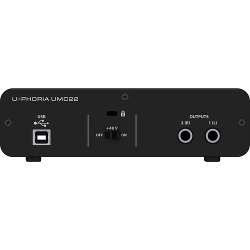 Behringer U-Phoria UMC22 - 2×2 USB Audio Interface
