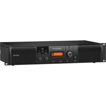 Behringer NX1000D 1000W 2-Channel Amplifier with DSP and Impedance Compensation