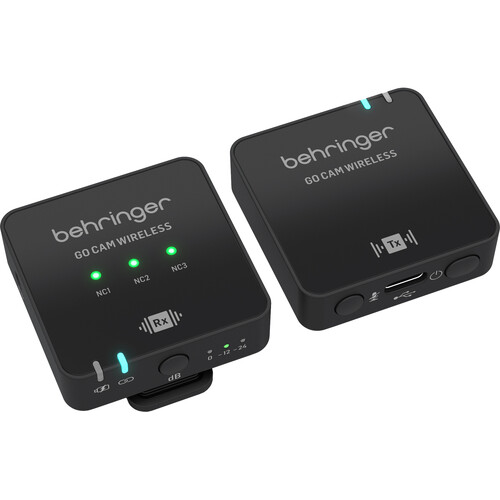 Behringer Go Cam Wireless Single-Person Wireless Clip-On Microphone System (2.4 GHz)