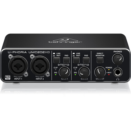 Behringer UMC202HD - 2x2 USB Audio Interface