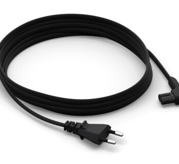 Sonos Long Angled Power Cable EU - Black