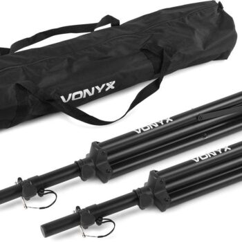 Vonyx – LS01K speaker stand with bag (pair)