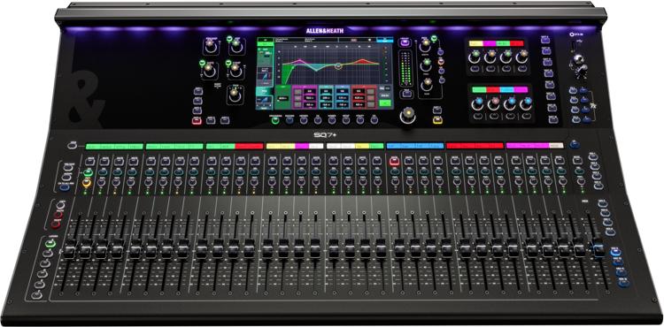 Allen & Heath SQ7+ – 48 Channel 33 Fader Digital Mixer with